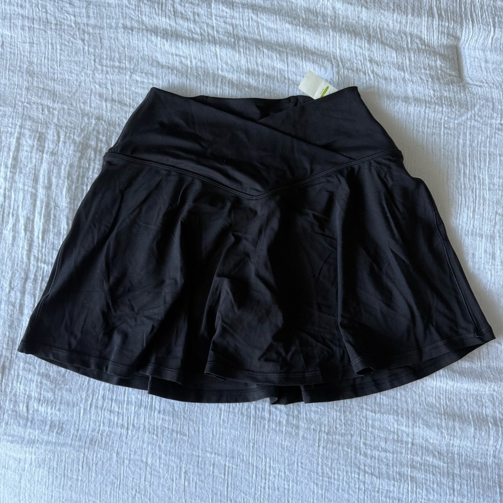 Aerie Offline Crossover Black Skort NWT